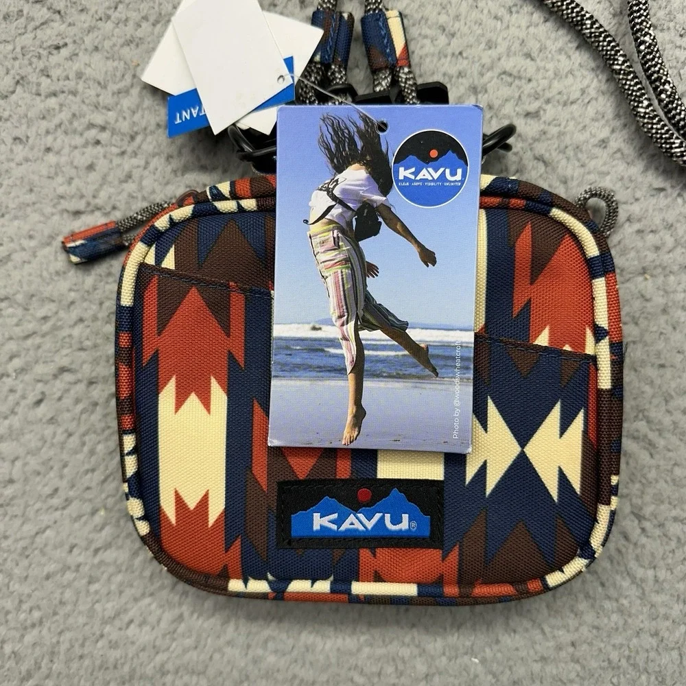NWT Kavu 192-480-0003 Safety Cove Case Sedona Range Rope Bag H20 Resistant Purse